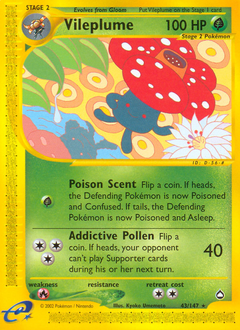 Pokemon Aquapolis Vileplume - 43