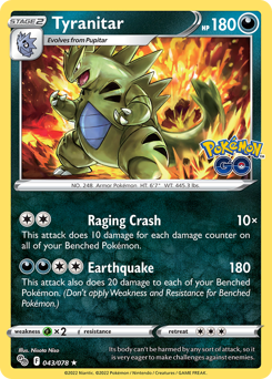 Pokemon Pokémon GO Tyranitar - 43