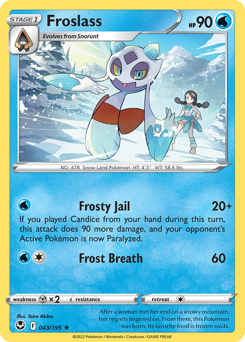 Pokemon Silver Tempest Froslass - 43