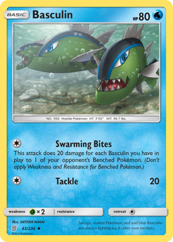 Pokemon Unified Minds Basculin - 43