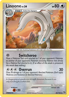 Pokemon Great Encounters Linoone - 43
