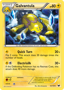 Pokemon Dark Explorers Galvantula - 43