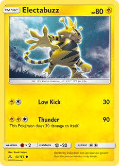 Pokemon Ultra Prism Electabuzz - 43