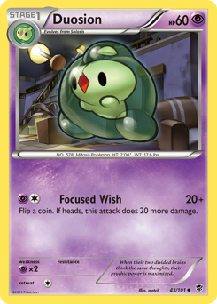 Pokemon Plasma Blast Duosion - 43