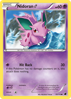 Pokemon Plasma Freeze Nidoran ♂ - 43