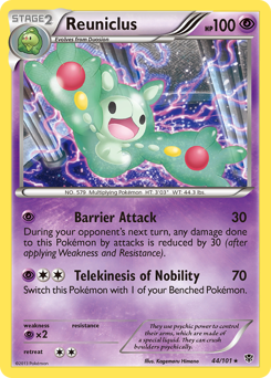 Pokemon Plasma Blast Reuniclus - 44