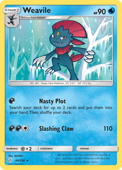 Pokemon Cosmic Eclipse Weavile - 44