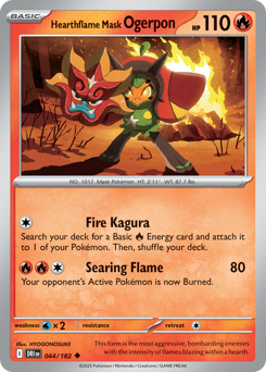Pokemon Destined Rivals Hearthflame Mask Ogerpon - 44