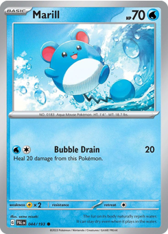 Pokemon Paldea Evolved Marill - 44