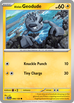 Pokemon Journey Together Alolan Geodude - 44