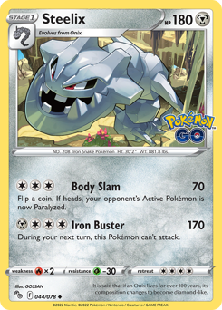 Pokemon Pokémon GO Steelix - 44
