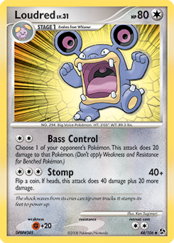 Pokemon Great Encounters Loudred - 44