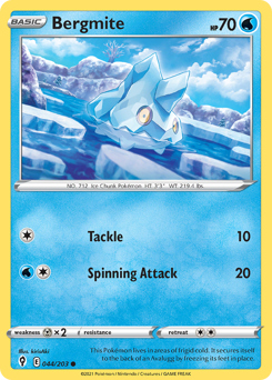 Pokemon Evolving Skies Bergmite - 44