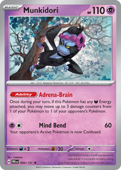 Pokemon Prismatic Evolutions Munkidori - 44