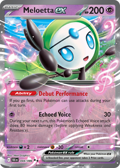 Pokemon Black Bolt Meloetta ex - 44
