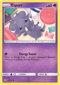 Pokemon Forbidden Light Espurr - 44