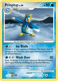 Pokemon Majestic Dawn Prinplup - 44
