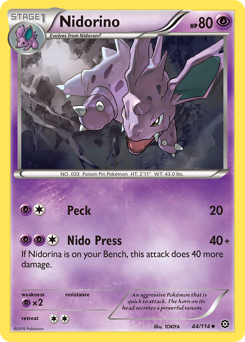 Pokemon Steam Siege Nidorino - 44