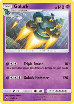 Pokemon Shining Legends Golurk - 44