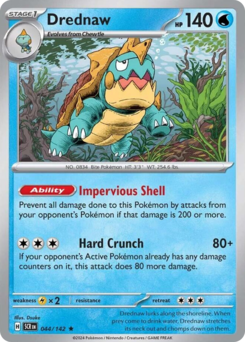 Pokemon Stellar Crown Drednaw - 44