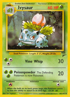 Pokemon Base Set 2 Ivysaur - 44