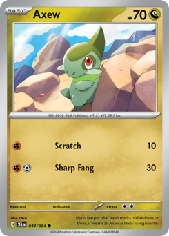 Pokemon Shrouded Fable Axew - 44