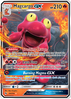 Pokemon Lost Thunder Magcargo-GX - 44