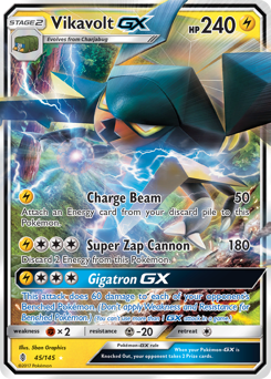 Pokemon Guardians Rising Vikavolt-GX - 45