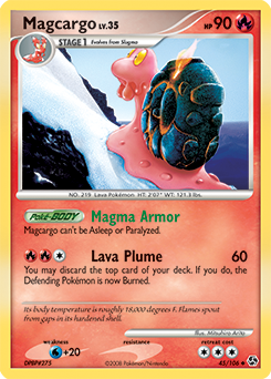 Pokemon Great Encounters Magcargo - 45