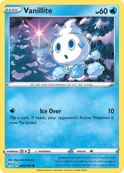 Pokemon Darkness Ablaze Vanillite - 45