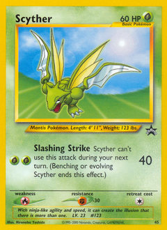 Pokemon Wizards Black Star Promos Scyther - 45