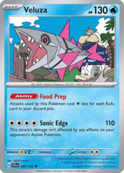 Pokemon Stellar Crown Veluza - 45