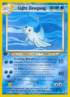 Pokemon Neo Destiny Light Dewgong - 45