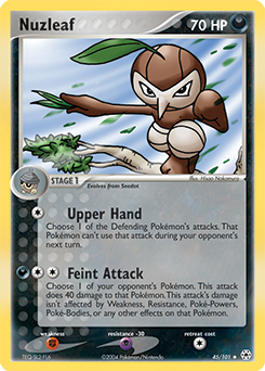 Pokemon Hidden Legends Nuzleaf - 45