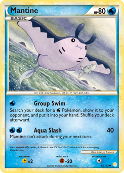 Pokemon HeartGold & SoulSilver Mantine - 45