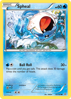Pokemon Primal Clash Spheal - 45