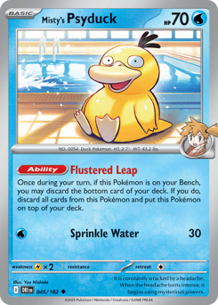 Pokemon Destined Rivals Misty's Psyduck - 45