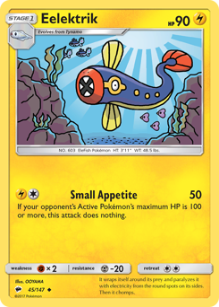 Pokemon Burning Shadows Eelektrik - 45