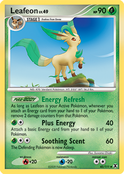 Pokemon Rising Rivals Leafeon - 45