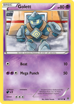 Pokemon Plasma Blast Golett - 45