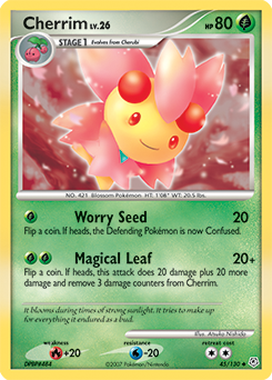Pokemon Diamond & Pearl Cherrim - 45