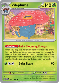 Pokemon 151 Vileplume - 45