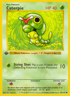 Pokemon Base Caterpie - 45