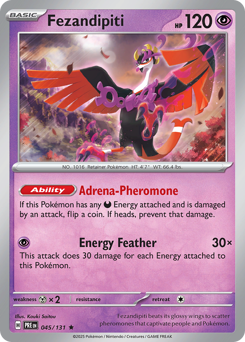 Pokemon Prismatic Evolutions Fezandipiti - 45