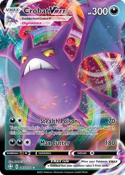 Pokemon Shining Fates Crobat VMAX - 45