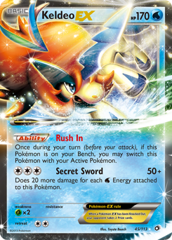 Pokemon Legendary Treasures Keldeo-EX - 45
