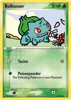 Pokemon Crystal Guardians Bulbasaur - 45