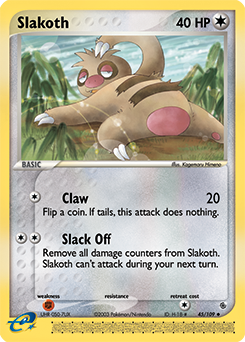 Pokemon Ruby & Sapphire Slakoth - 45