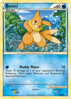 Pokemon HS—Unleashed Buizel - 45