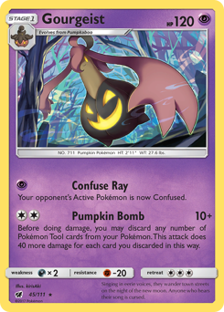 Pokemon Crimson Invasion Gourgeist - 45